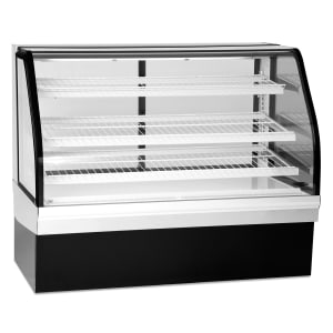 204-ECGD50 50" Full Service Bakery Case w/ Curved Glass - (4) Levels, 120v