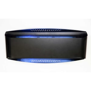 477-FL30BLS Wall Mount Insect Light Trap w/ Glueboard - 900 sq ft Range, Black