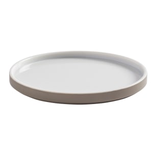 166-UPR6MO 6" Round Melamine Plate, Mocha