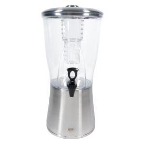 229-N175 3 1/2 gal Beverage Dispenser w/ Infuser - Plastic Container, Stainless Base