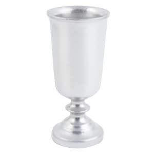 017-4014SWH 11 oz Colonial Water Goblet, Aluminum/Matte White