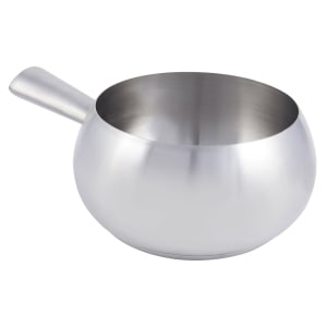 017-5150SS 6" Fondue Pot w/ Tapered Handle & Induction Bottom