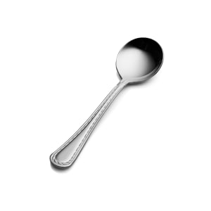017-S401 6.09" Bouillon Spoon with 18/8 Stainless Grade, Amore Pattern