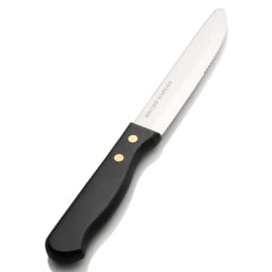 017-S935 Gaucho Steak Knife w/ 5" Round Tip Blade, Polypropylene Handle