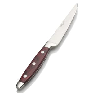 017-S938 Elegant Steak Knife w/ Pakka Wood Handle