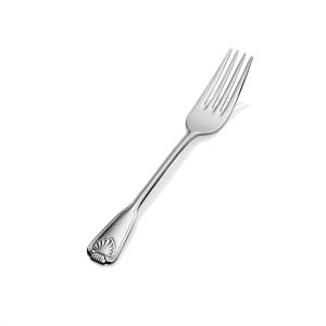 017-S2005 7 7/9" Dinner Fork with 18/10 Stainless Grade, Shell Pattern