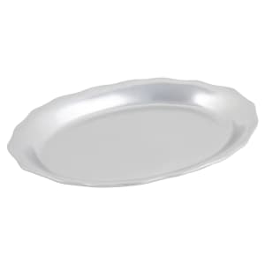 017-2005P Oval Platter - 9 1/2" x 12", Aluminum