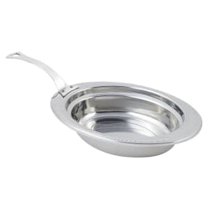017-5404HLSS Full Size Oval Steam Pan, Stainless