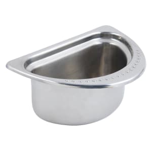 017-5302 Half Oval Food Pan, 4 1/2" Deep, Bolero, Stainless