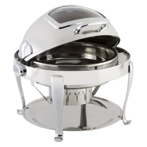 017-19001CH Round Chafer w/ Roll-Top Lid & Chafing Fuel Heat