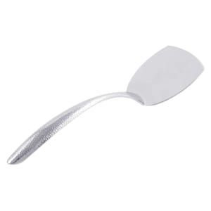 017-9459HF 14 3/4" Serving Turner - Solid, Hammer Finish, 18/8 Stainless
