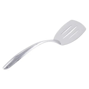 017-9460HF 14 3/4" Serving Turner - Slotted, Hammer Finish, 18/8 Stainless