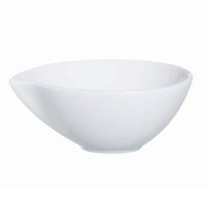 450-R0742 4 oz Round Appetizer Deep Bowl - Porcelain, White