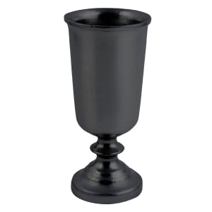 017-4014SBLK 11-oz Colonial Water Goblet, Aluminum/Black
