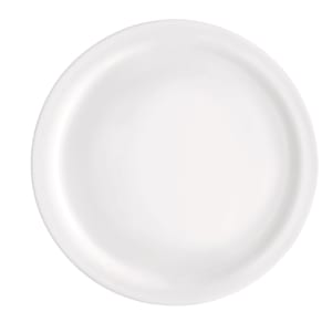 706-49205Q962 10" Round Careware Sicura Plate - Glass, White