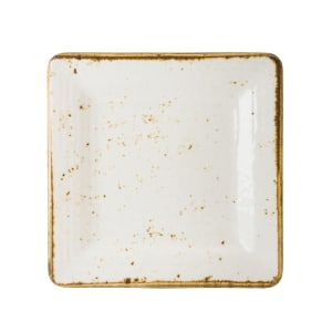 706-68A540EL787 7" Square Melamine Plate, Craft White