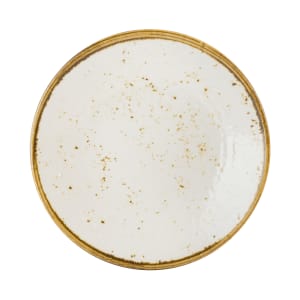 706-68A540EL788 8 1/2" Round Melamine Plate, Craft White