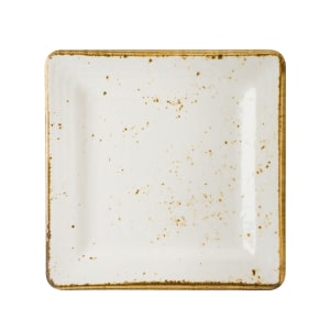 706-68A540EL790 9" Square Melamine Plate, Craft White