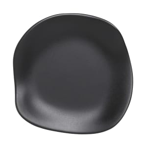706-7000DD025 9 1/2" Round Melamine Plate, Marisol Black