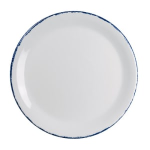706-7068MM304 10" Round Melamine Plate, Blue Dapple