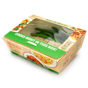 909-RCGLDOBOX Ready. Chef. Go!® Large Dual-Ovenable Container w/ Clear Window, 7 1/2"L x 5 1/2"W
