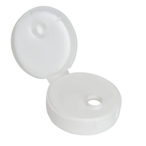 229-200TC White Squeeze Bottle Hinged Top, Fits All Size Squeeze Dispensers