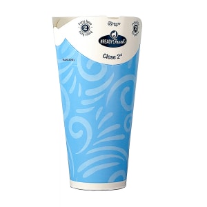 909-D24SWC #ReadyFresh® 24 oz Disposable Cold Cup w/ Integrated Lid - Paper, Printed