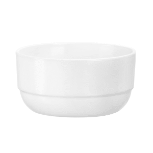 706-49205Q972 9 oz Round Careware Bowl - Glass, White