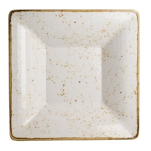 706-68A632EL866 160 oz Square Melamine Pebble Serving Bowl, Craft White