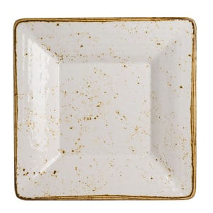 706-68A632EL867 32 oz Square Melamine Pebble Serving Bowl, Craft White