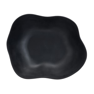 706-7000DD014 12 qt Oval Melamine  Salad Bowl, Marisol Black