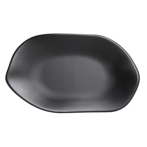 706-7000DD021 10" x 5 7/8" Oval Delfin Platter - Melamine, Marisol Black