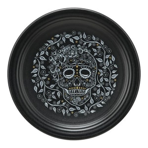 179-46541590 9" Round Skull and Vine® Plate - China, Foundry