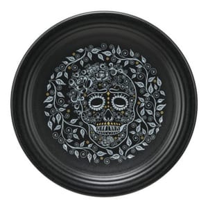 179-46741590 11 3/4" Round Skull and Vine® Plate - China, Foundry