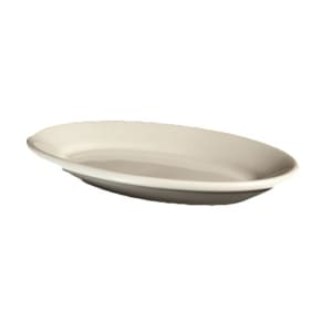 706-HL15100 7 1/4" x 5" Oval Rolled Edge Platter - China, Ivory