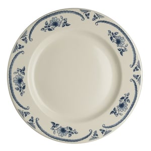 706-HL2025035 6 5/8" Round American Rose Plate - China, Blue