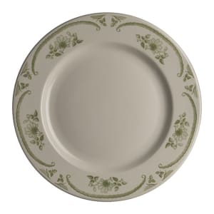 706-HL2059885 9 " Round American Rose Plate - China, Moss