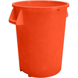 028-84104424 44 gallon Commercial Trash Can - Plastic, Round, Food Rated