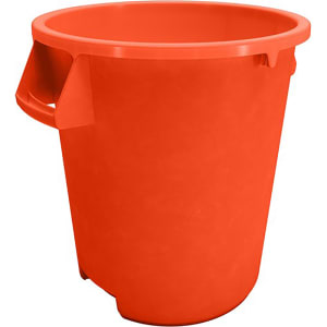 028-84101024 10 gallon Commercial Trash Can - Plastic, Round, Food Rated