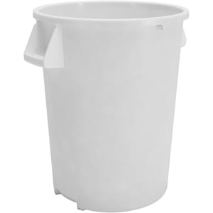 028-84104402 44 gallon Commercial Trash Can - Plastic, Round, Food Rated