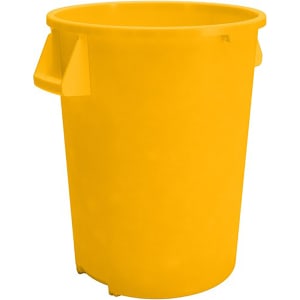 028-84103204 32 gallon Commercial Trash Can - Plastic, Round, Food Rated