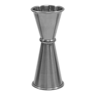 229-JJ1205 Double Japanese Style Jigger - 1 oz & 1 1/2 oz, Stainless Steel