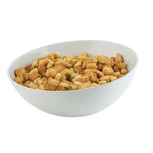 229-M4092WH 4 qt Round Melamine Sierra Collection, 12 1/2" Diameter, White