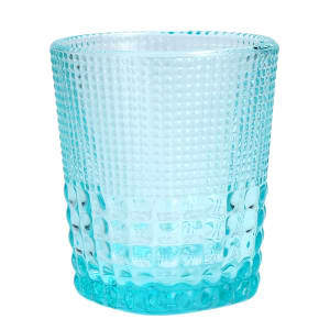 511-DVMALCOLMPB04 11 1/2 oz Malcolm Double Old Fashioned Glass, Pool Blue
