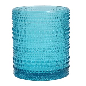 511-DVJUPITERLB04 10 oz Jupiter Double Old Fashioned Glass, Lagoon Blue