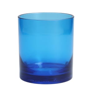511-DVPSHHH112BL 14 oz Outside Double Old Fashioned Glass, Plastic, Blue
