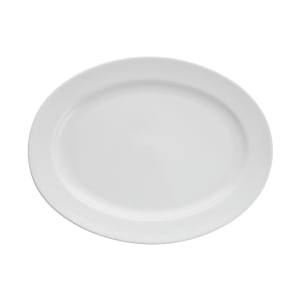 511-TC7600DV25 14 3/4" Oval Serena Platter - China, White