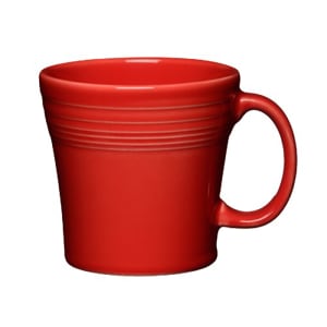 706-HL1475326 15 oz Fiesta Tapered Mug - China, Scarlet