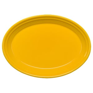 706-HL456342 9 5/8" x 6 7/8" Oval Fiesta Platter - China, Daffodil