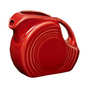 706-HL475326 5 oz Fiesta Pitcher - China, Scarlet